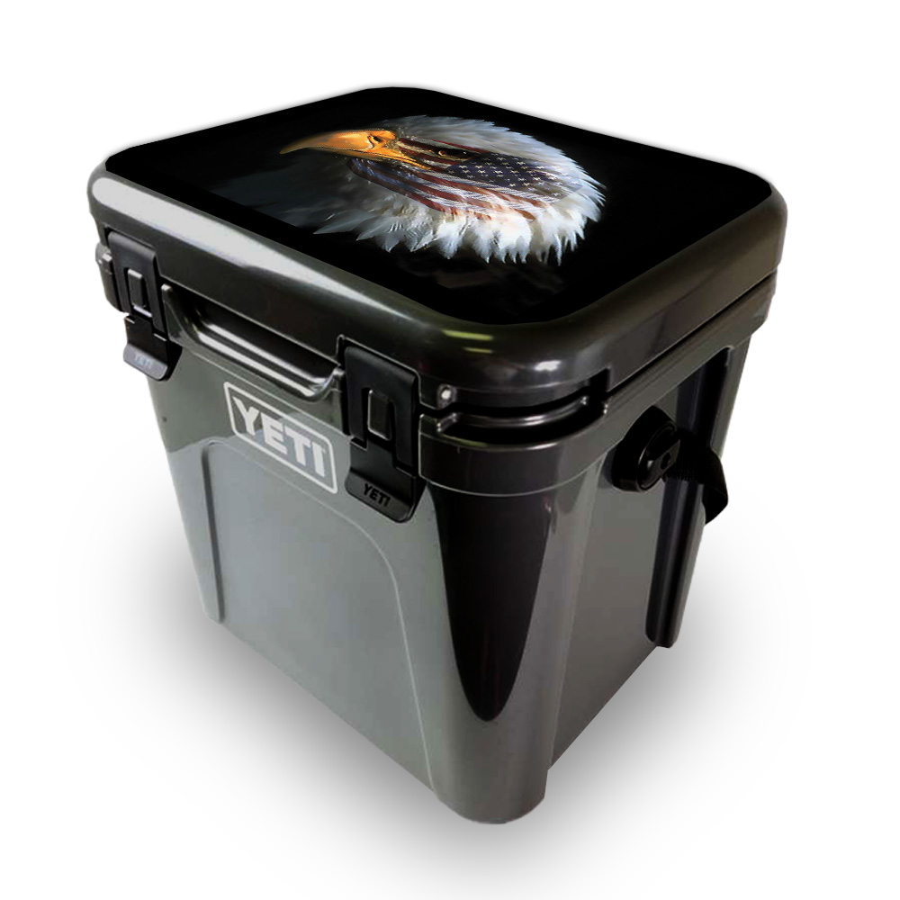 Picture of MightySkins YEROA24LID-Eagle Eye Skin for Yeti Roadie 24 Hard Cooler Lid - Eagle Eye