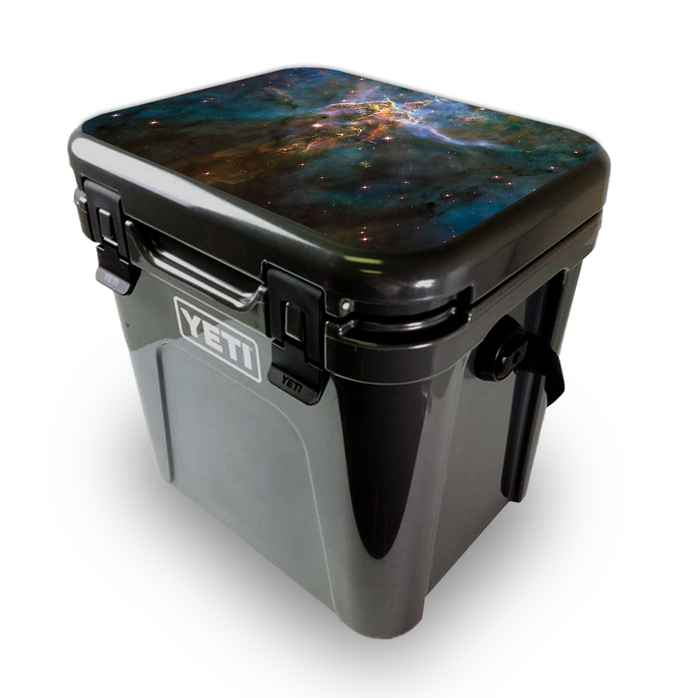 Picture of MightySkins YEROA24LID-Eagle Nebula Skin for Yeti Roadie 24 Hard Cooler Lid - Eagle Nebula