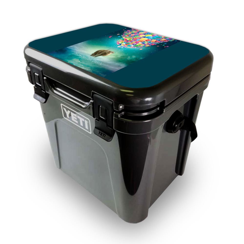 Picture of MightySkins YEROA24LID-Elephant Balloons Skin for Yeti Roadie 24 Hard Cooler Lid - Elephant Balloons