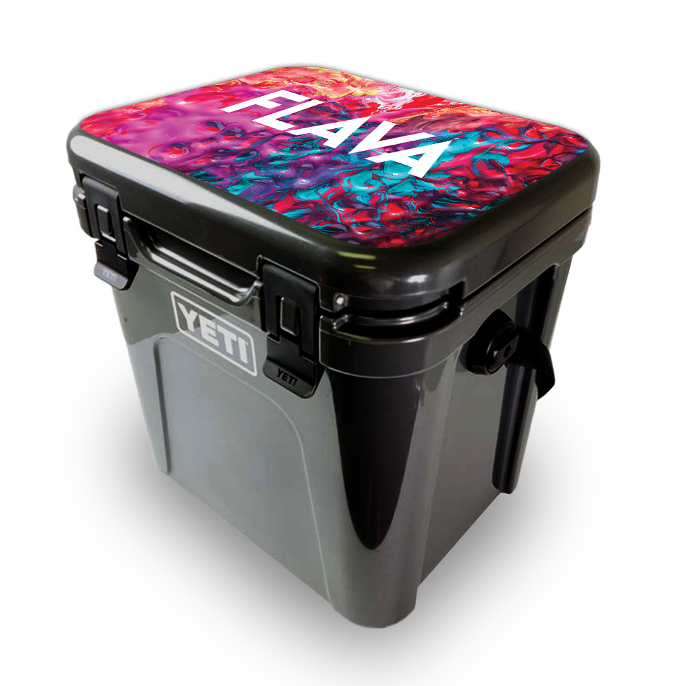 Picture of MightySkins YEROA24LID-Flava Skin for Yeti Roadie 24 Hard Cooler Lid - Flava