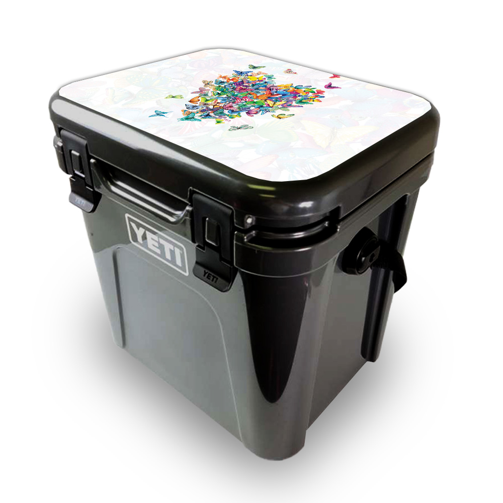 Picture of MightySkins YEROA24LID-Wildheart Skin for Yeti Roadie 24 Hard Cooler Lid - Wildheart