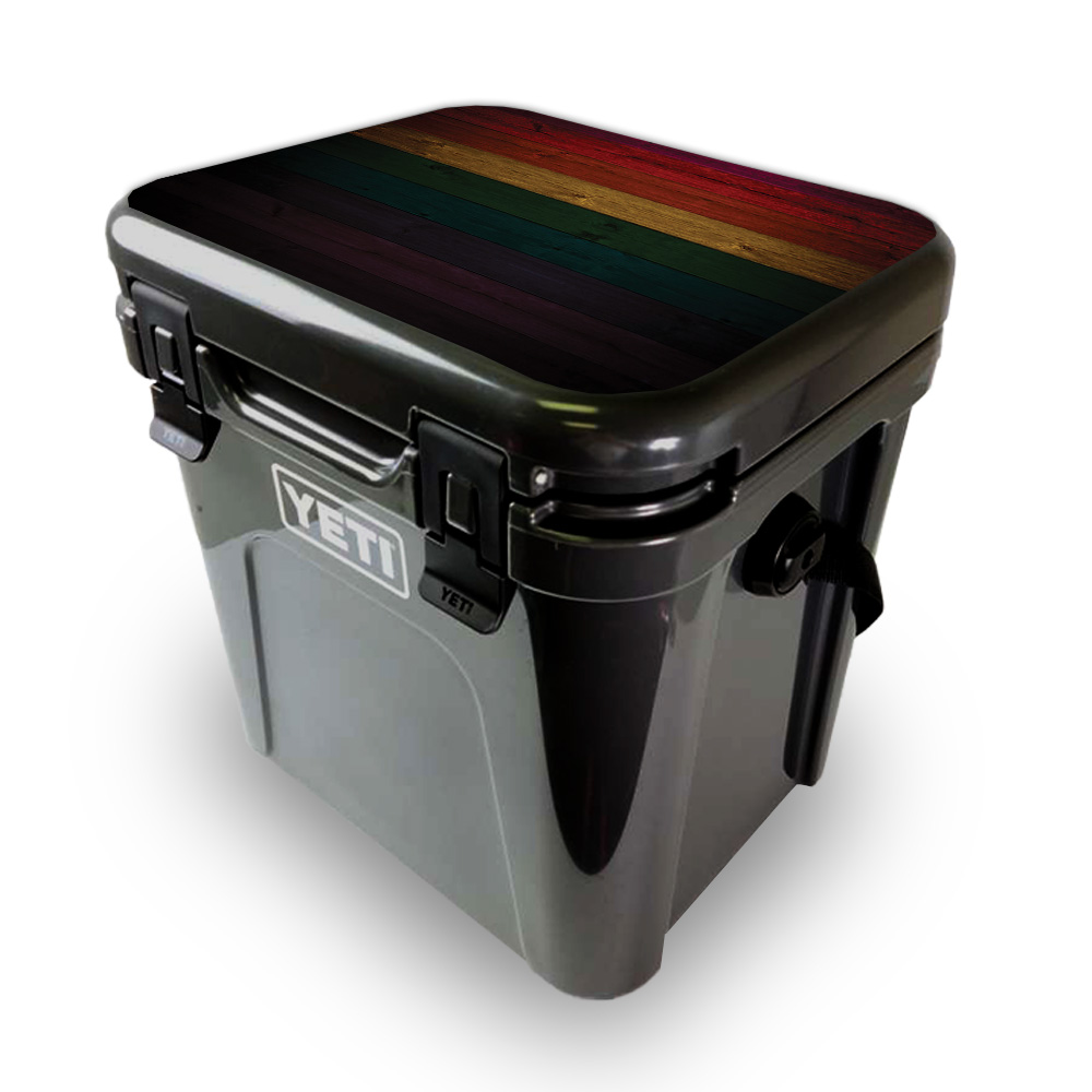 Picture of MightySkins YEROA24LID-Wood Style Skin for Yeti Roadie 24 Hard Cooler Lid - Wood Style