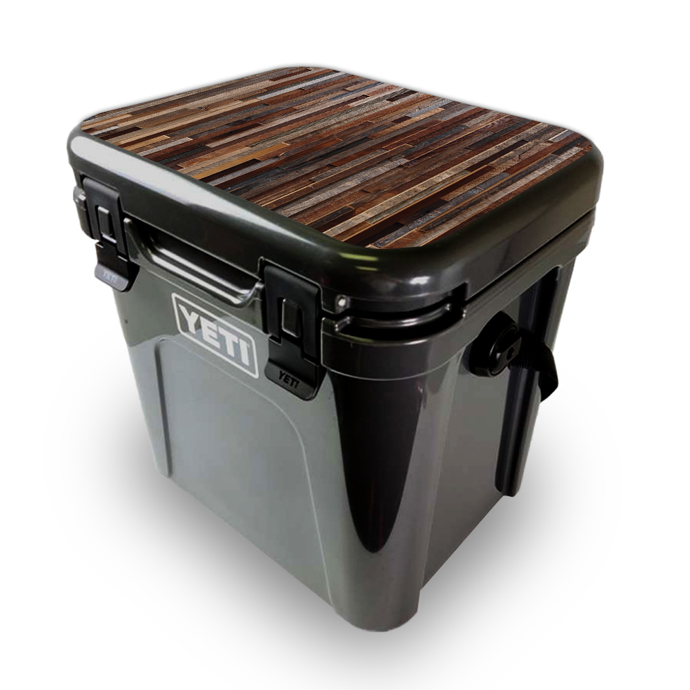 Picture of MightySkins YEROA24LID-Woody Skin for Yeti Roadie 24 Hard Cooler Lid - Woody