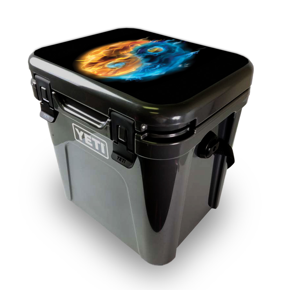 Picture of MightySkins YEROA24LID-Yin And Yang Skin for Yeti Roadie 24 Hard Cooler Lid - Yin & Yang