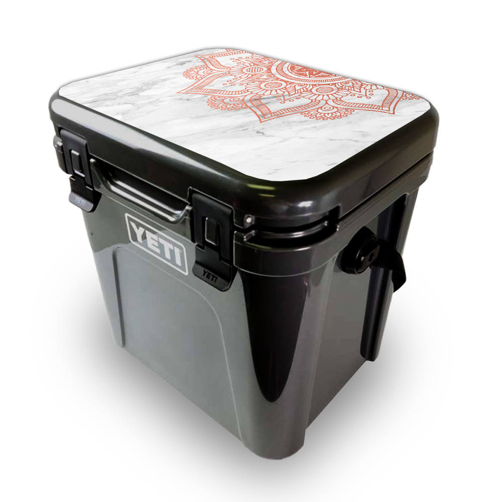 Picture of MightySkins YEROA24LID-Rosette Mandala Skin for Yeti Roadie 24 Hard Cooler Lid - Rosette Mandala