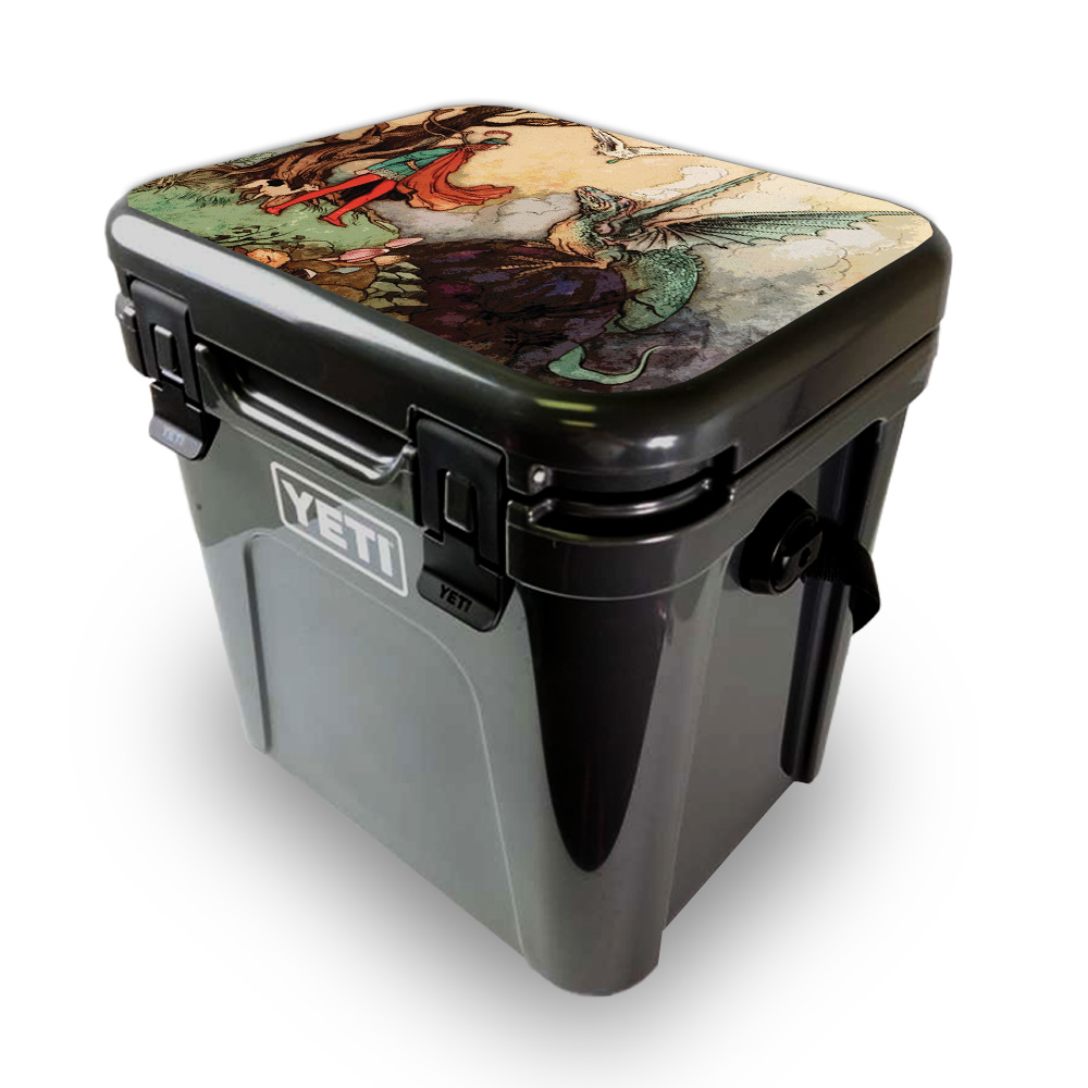 Picture of MightySkins YEROA24LID-Tale Of A Dragon Skin for Yeti Roadie 24 Hard Cooler Lid - Tale of A Dragon
