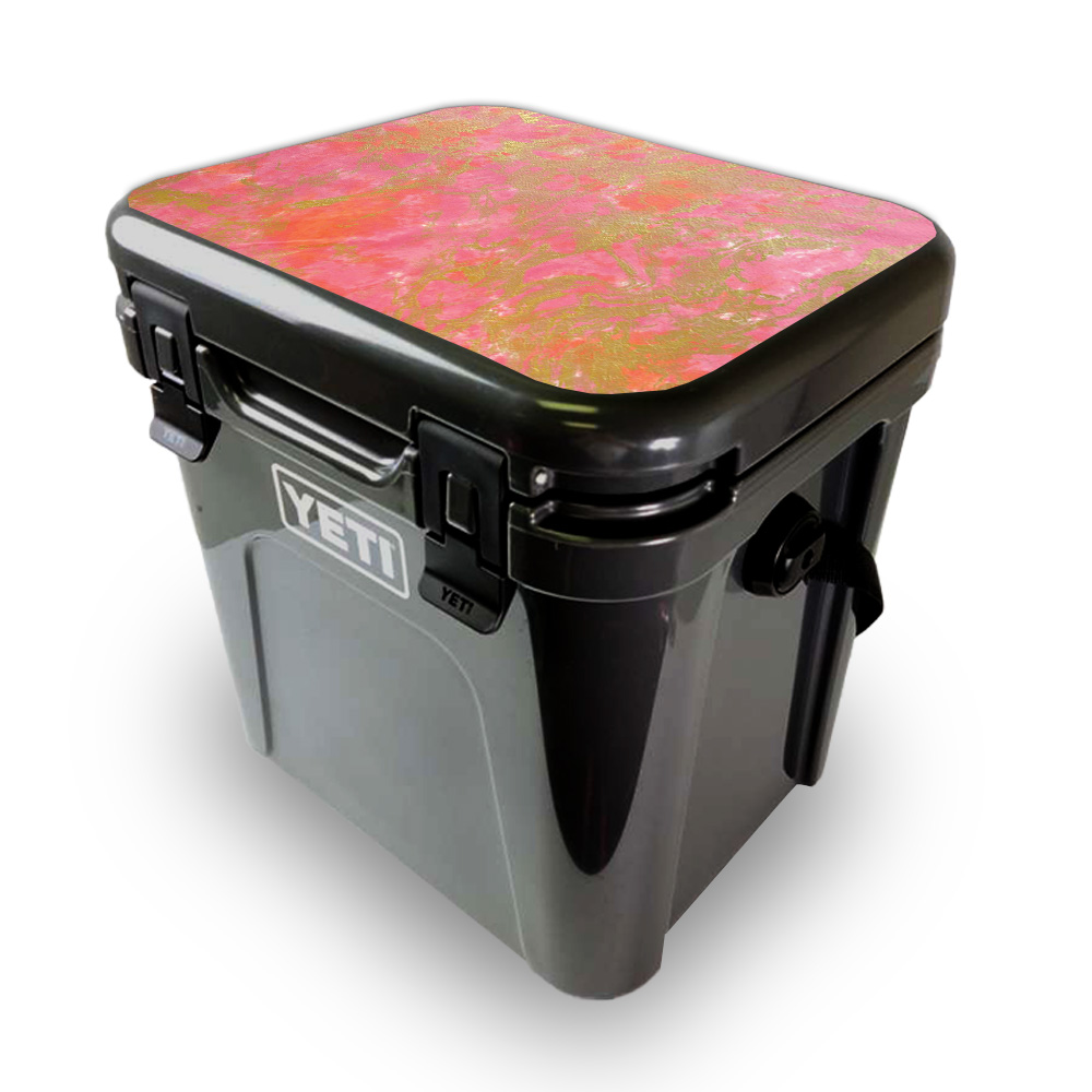 Picture of MightySkins YEROA24LID-Thai Marble Skin for Yeti Roadie 24 Hard Cooler Lid - Thai Marble