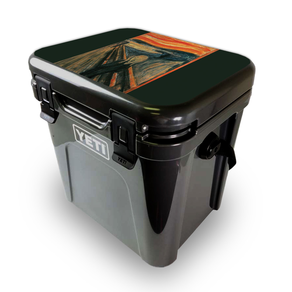 Picture of MightySkins YEROA24LID-The Scream Skin for Yeti Roadie 24 Hard Cooler Lid - the Scream