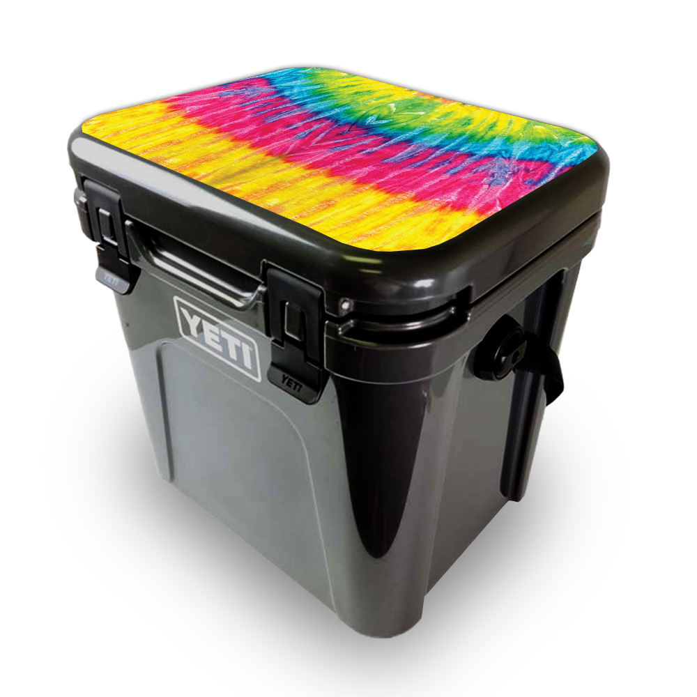Picture of MightySkins YEROA24LID-Tie Dye 2 Skin for Yeti Roadie 24 Hard Cooler Lid - Tie Dye 2