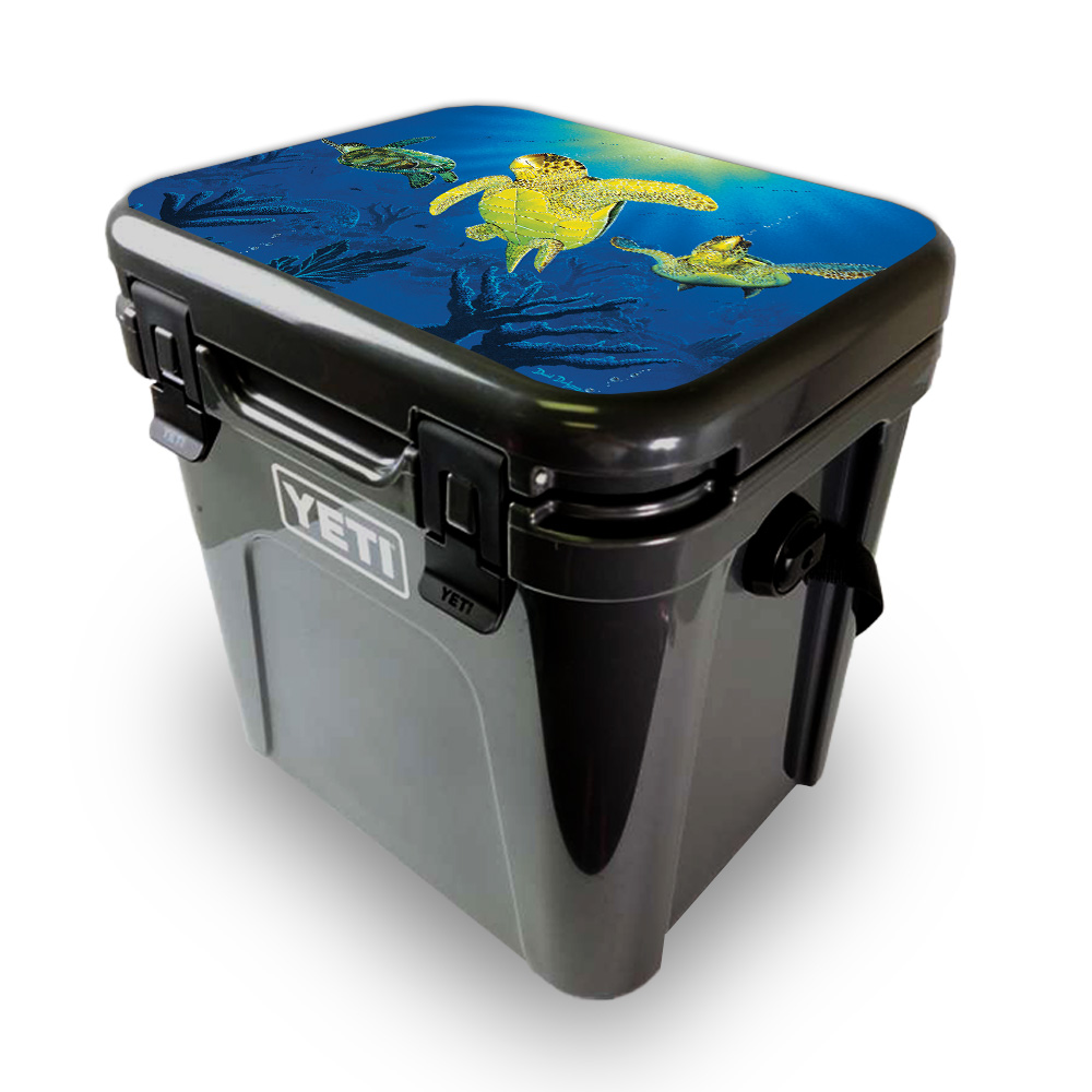 Picture of MightySkins YEROA24LID-Turtle Dreams Skin for Yeti Roadie 24 Hard Cooler Lid - Turtle Dreams