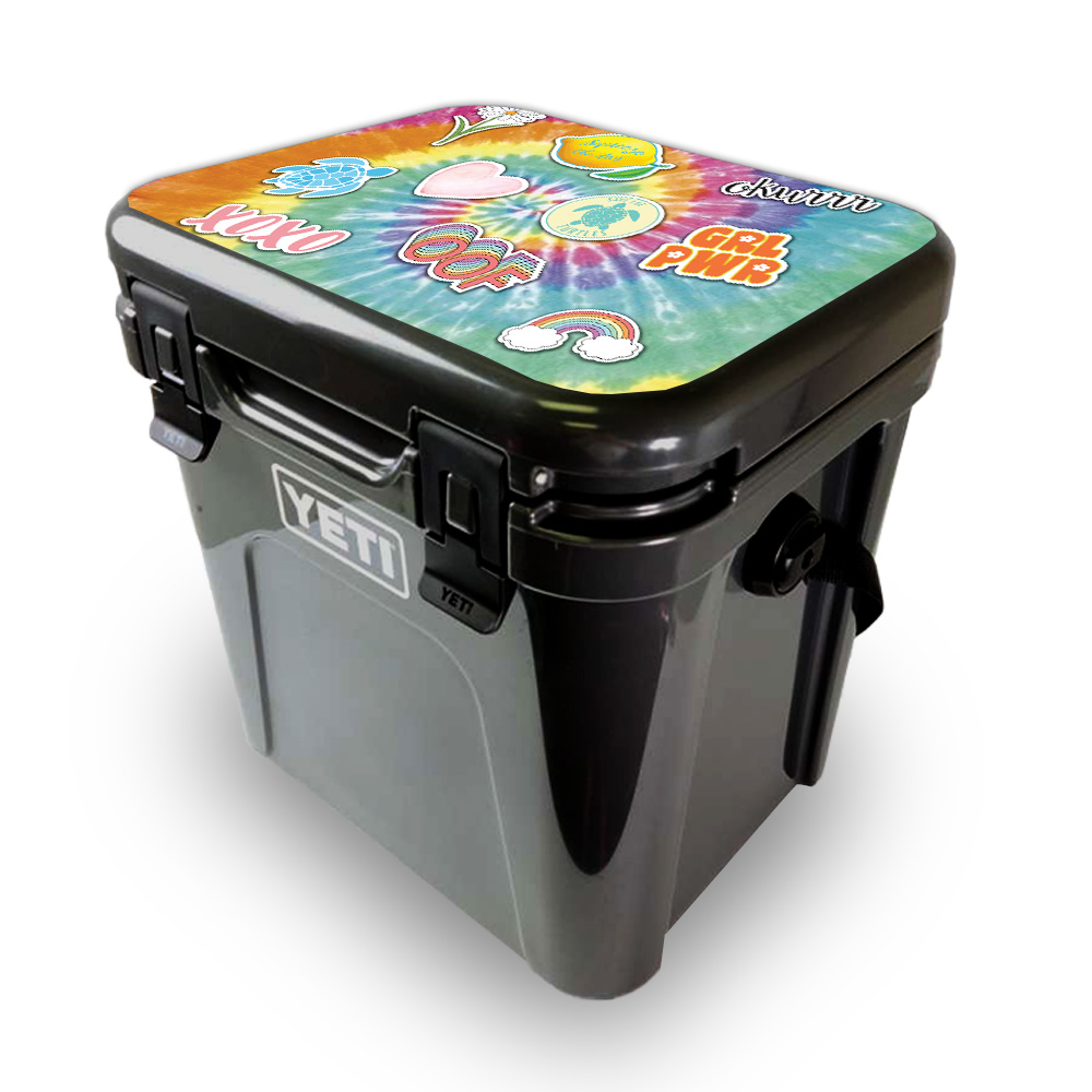 Picture of MightySkins YEROA24LID-VSCO3 Skin for Yeti Roadie 24 Hard Cooler Lid - VSCO Girl