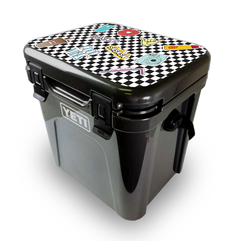 Picture of MightySkins YEROA24LID-VSCO7 Skin for Yeti Roadie 24 Hard Cooler Lid - VSCO Girl