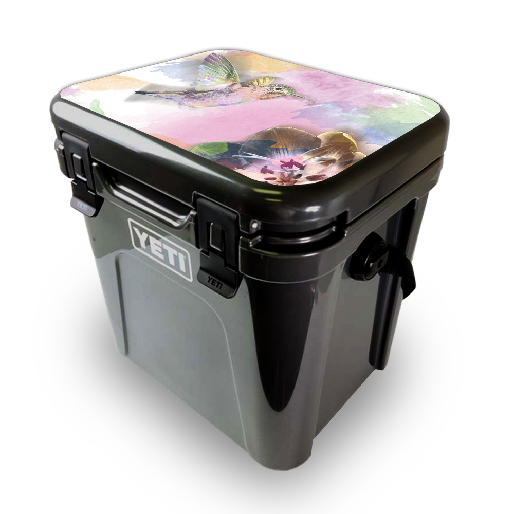 Picture of MightySkins YEROA24LID-Water Color Mocking Skin for Yeti Roadie 24 Hard Cooler Lid - Water Color Mocking