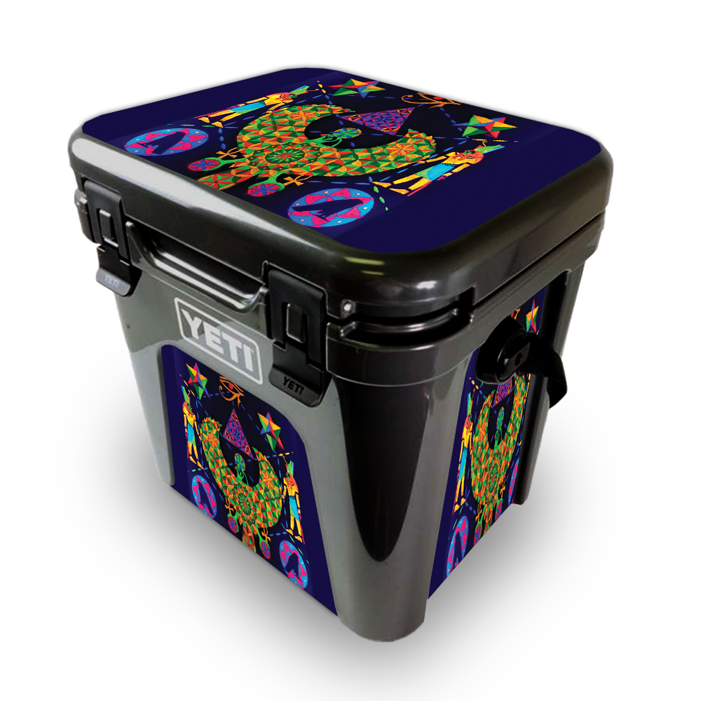 Picture of MightySkins YEROAD24-Egyptian Geometry Skin for Yeti Roadie 24 Hard Cooler - Egyptian Geometry