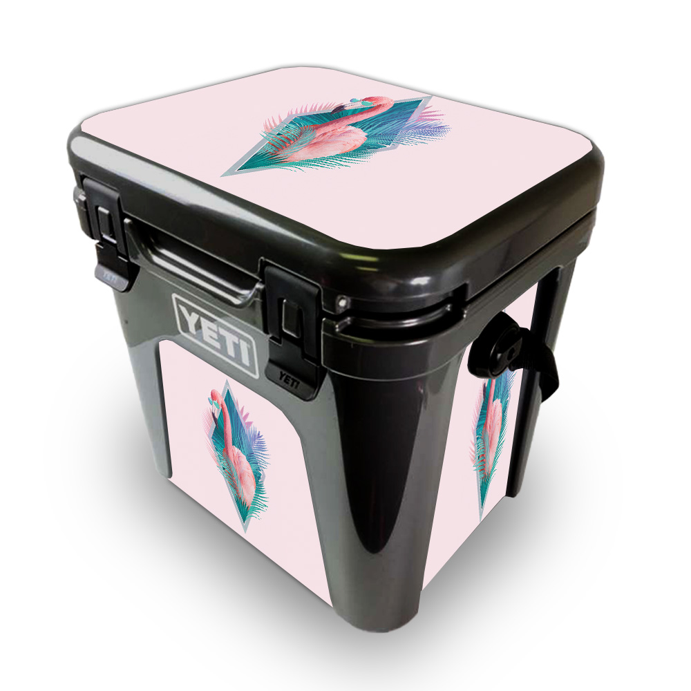 Picture of MightySkins YEROAD24-Flamingo Vice Skin for Yeti Roadie 24 Hard Cooler - Flamingo Vice