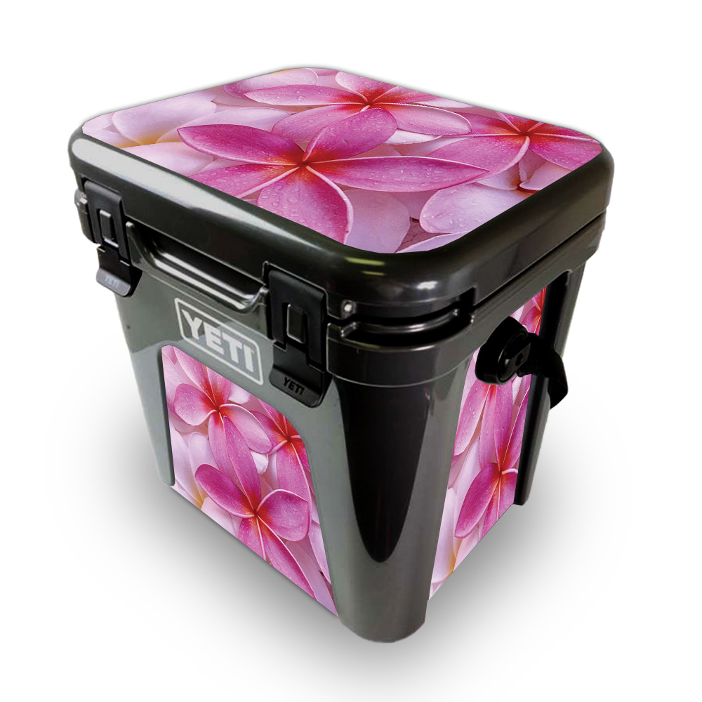 Picture of MightySkins YEROAD24-Flowers Skin for Yeti Roadie 24 Hard Cooler - Flowers