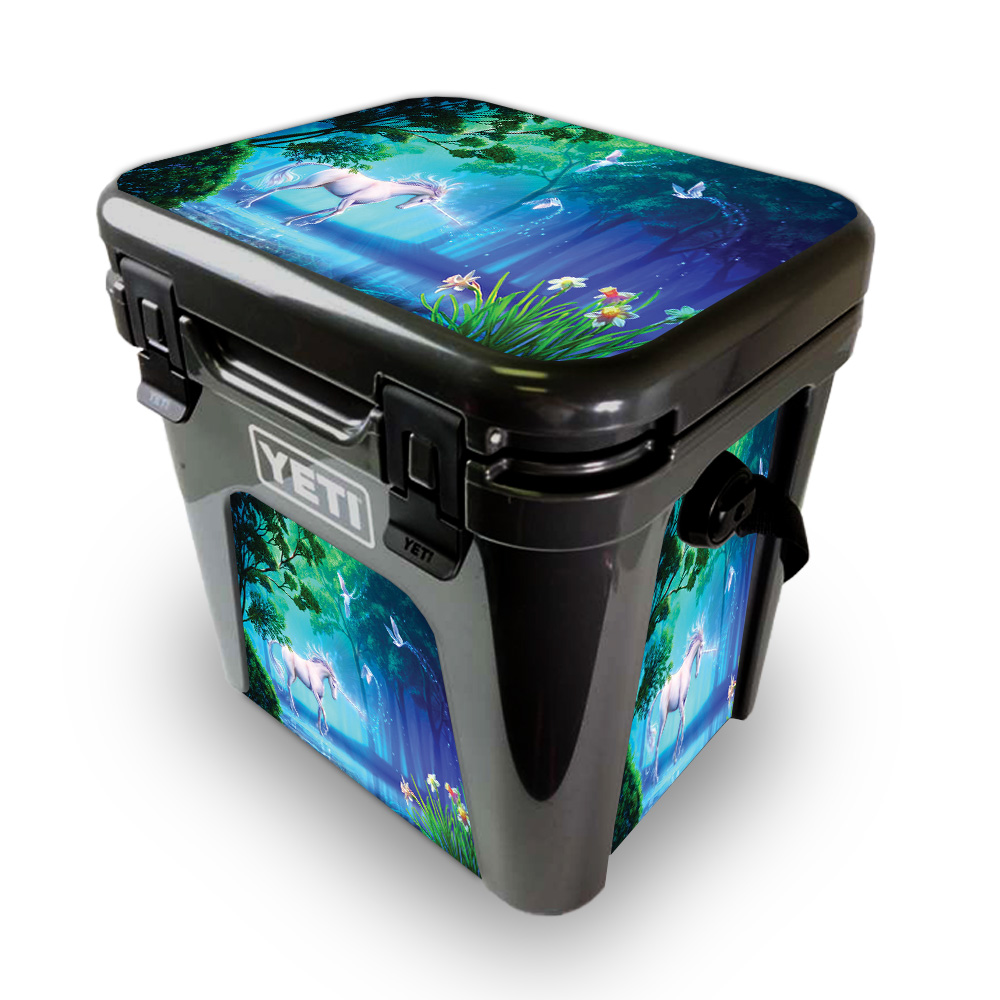 Picture of MightySkins YEROAD24-Unicorn Fantasy Skin for Yeti Roadie 24 Hard Cooler - Unicorn Fantasy