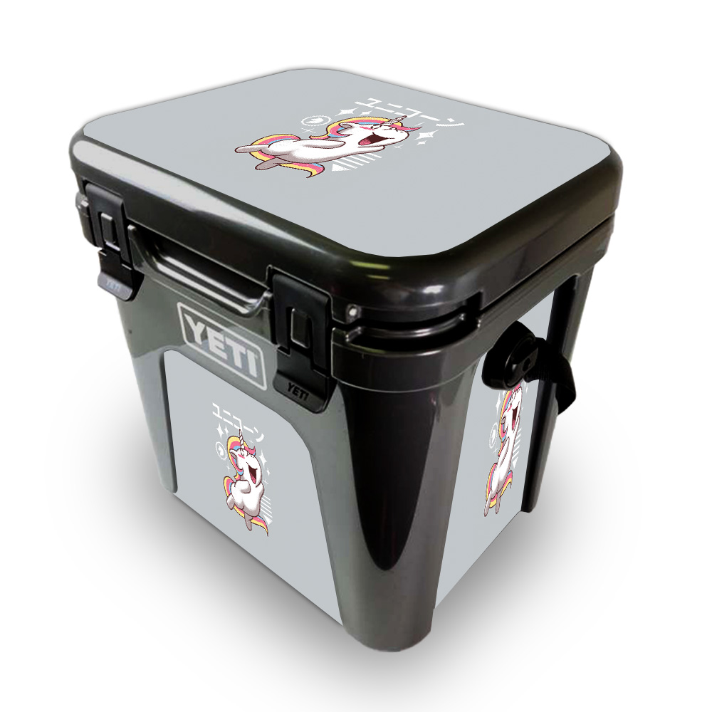 Picture of MightySkins YEROAD24-Unicorn Kawaii Skin for Yeti Roadie 24 Hard Cooler - Unicorn Kawaii