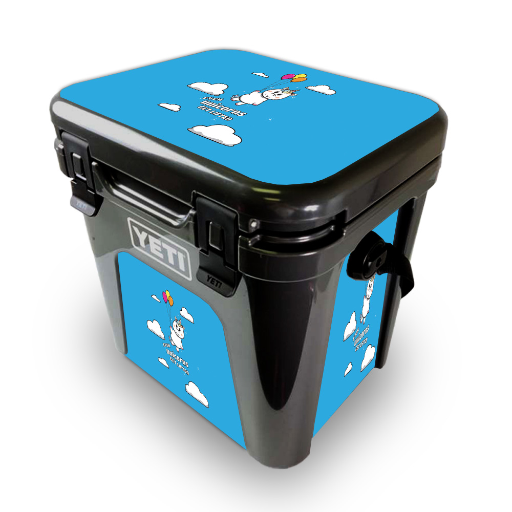 Picture of MightySkins YEROAD24-Unicorns Get Lifted Skin for Yeti Roadie 24 Hard Cooler - Unicorns Get Lifted