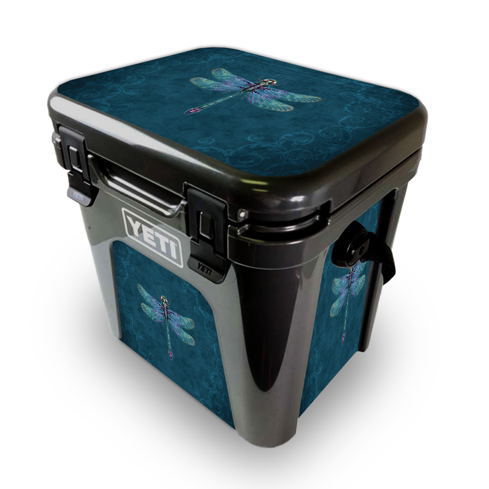 Picture of MightySkins YEROAD24-Vibrant Dragonfly Skin for Yeti Roadie 24 Hard Cooler - Vibrant Dragonfly