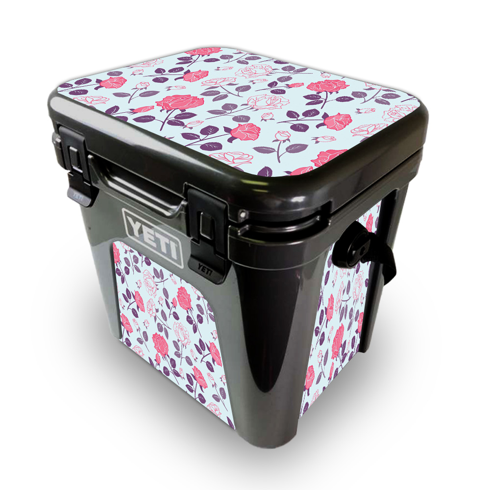 Picture of MightySkins YEROAD24-Vintage Floral Skin for Yeti Roadie 24 Hard Cooler - Vintage Floral