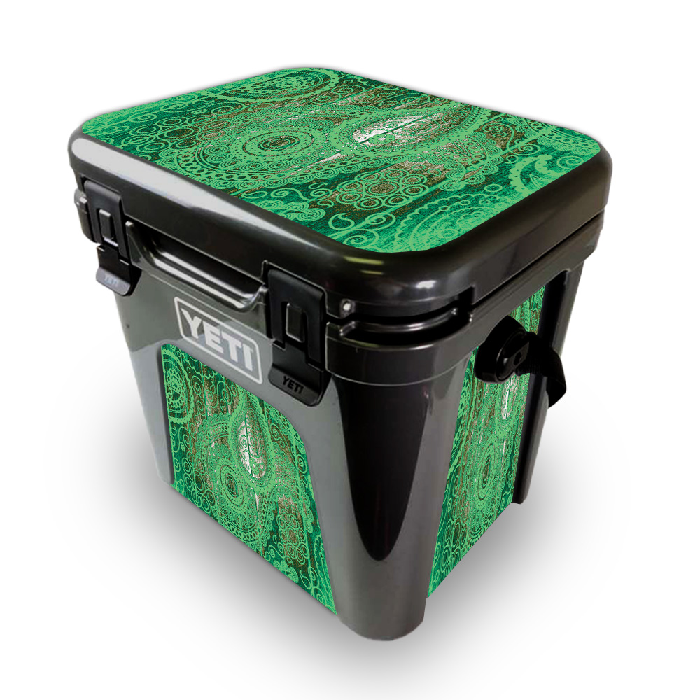 Picture of MightySkins YEROAD24-Vintage Paisley Skin for Yeti Roadie 24 Hard Cooler - Vintage Paisley