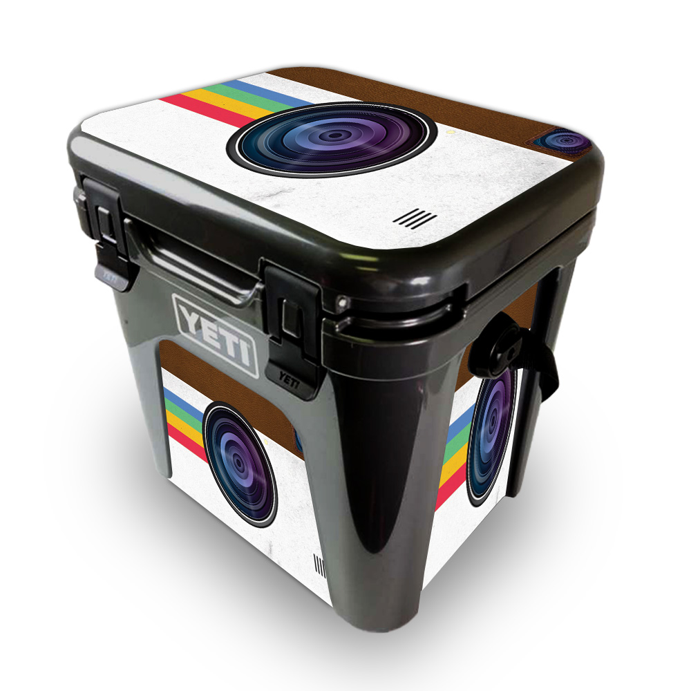 Picture of MightySkins YEROAD24-Vintage Polaroid Skin for Yeti Roadie 24 Hard Cooler - Vintage Polaroid
