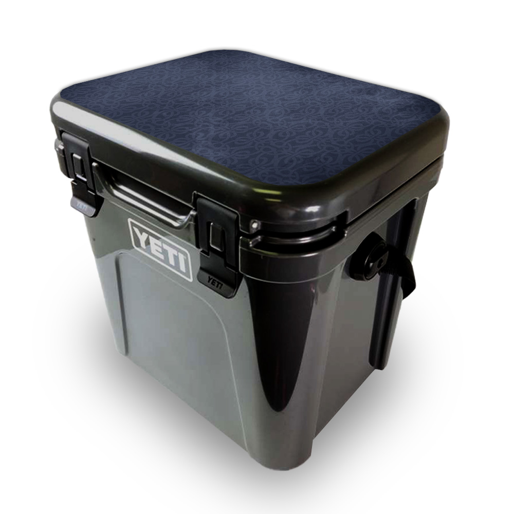 Picture of MightySkins YEROA24LID-Charcoal Lattice Skin for Yeti Roadie 24 Hard Cooler Lid - Charcoal Lattice
