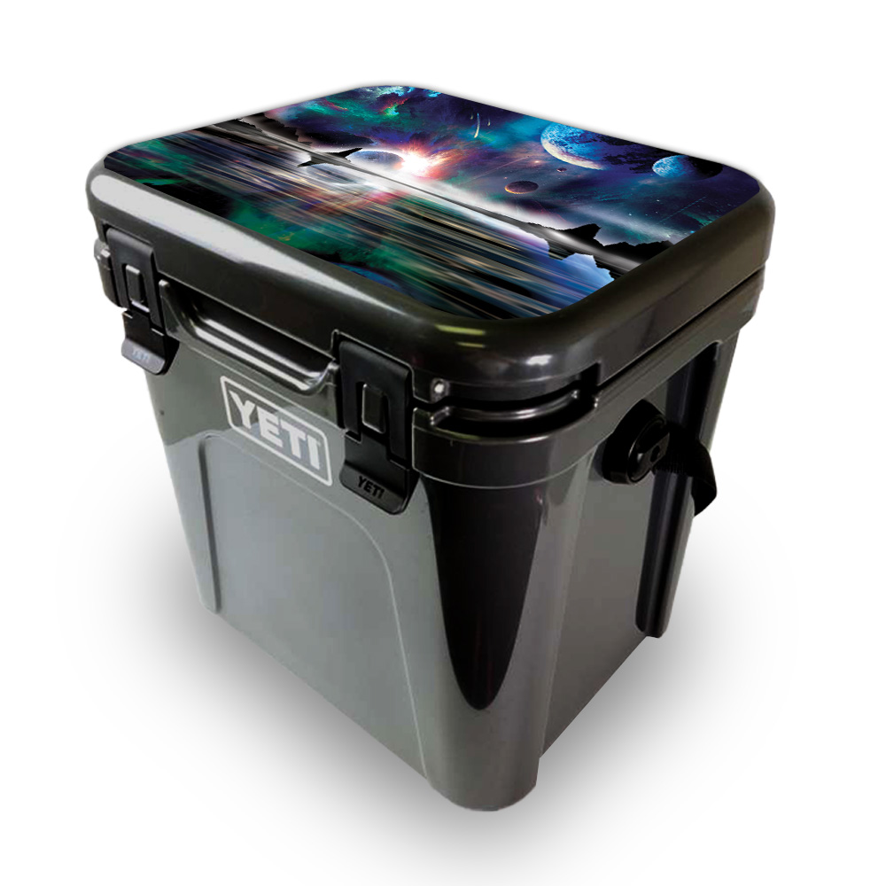Picture of MightySkins YEROA24LID-Space Horizon Skin for Yeti Roadie 24 Hard Cooler Lid - Space Horizon