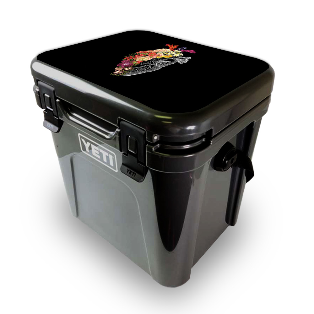 Picture of MightySkins YEROA24LID-Spring Heart Skin for Yeti Roadie 24 Hard Cooler Lid - Spring Heart