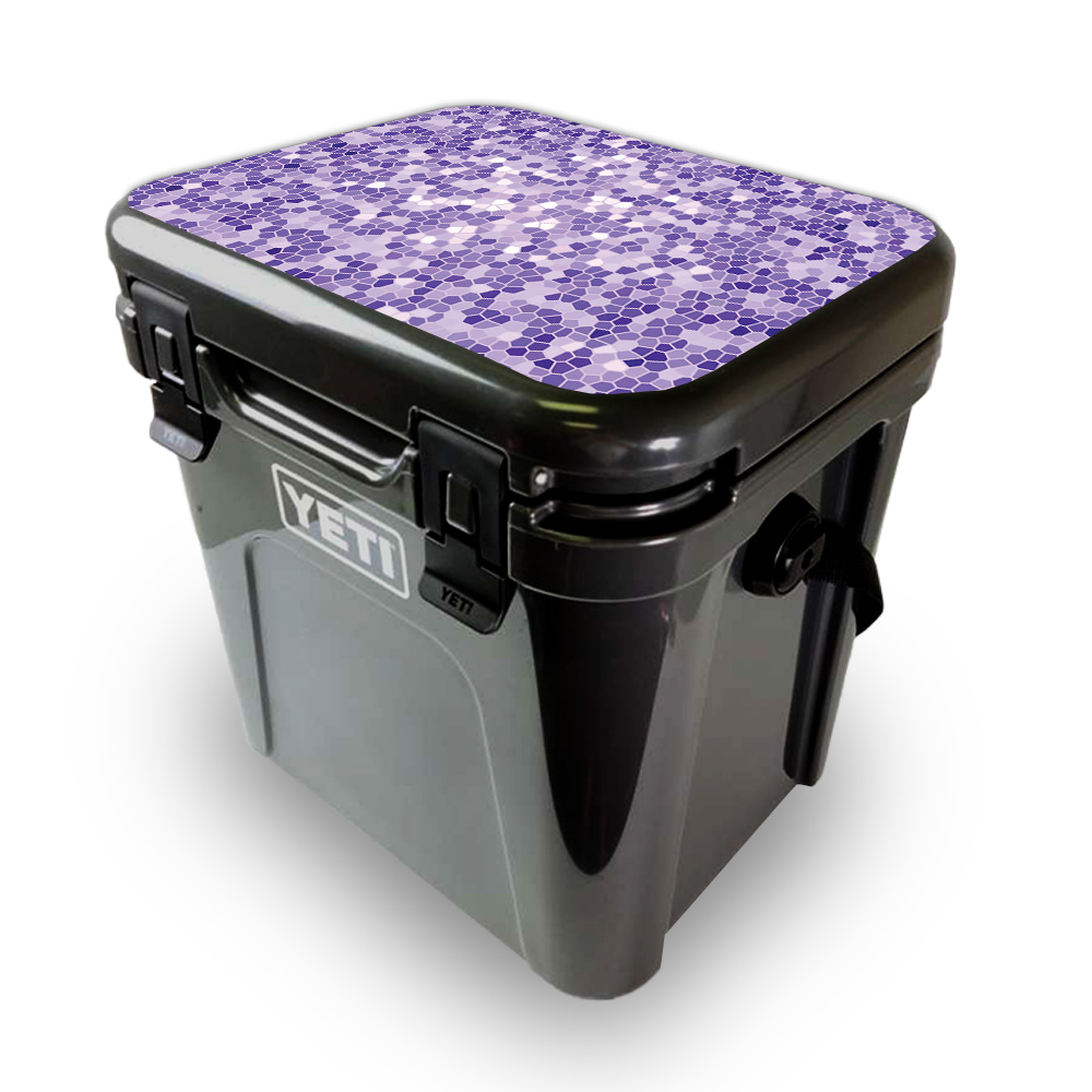 Picture of MightySkins YEROA24LID-Stained Glass Skin for Yeti Roadie 24 Hard Cooler Lid - Stained Glass