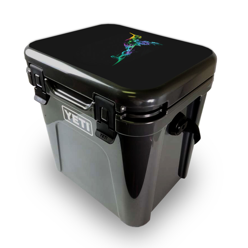 Picture of MightySkins YEROA24LID-Strange Smoke Skin for Yeti Roadie 24 Hard Cooler Lid - Strange Smoke