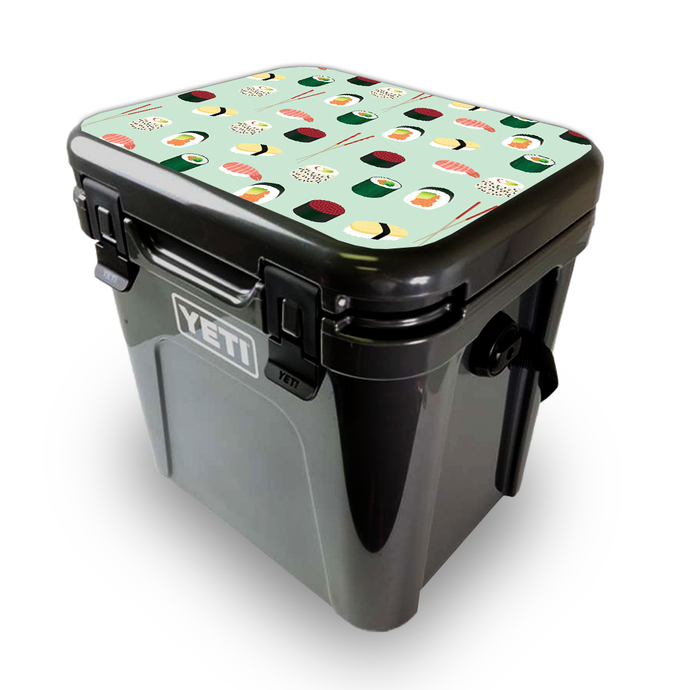 Picture of MightySkins YEROA24LID-Sushi Skin for Yeti Roadie 24 Hard Cooler Lid - Sushi
