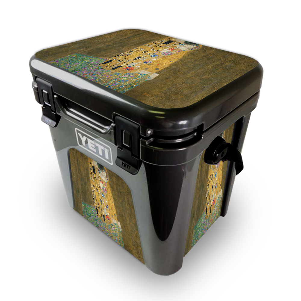 Picture of MightySkins YEROAD24-The Kiss Skin for Yeti Roadie 24 Hard Cooler - the Kiss