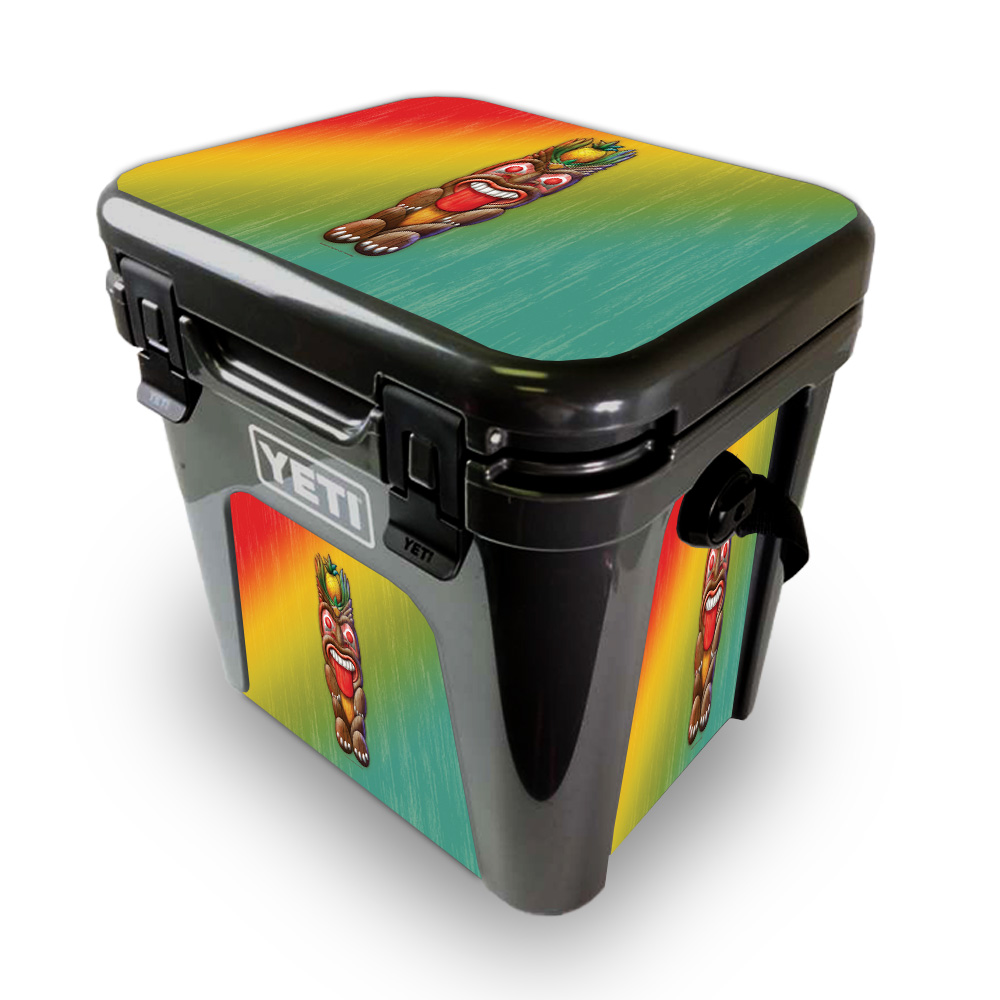 Picture of MightySkins YEROAD24-Tiki Man Skin for Yeti Roadie 24 Hard Cooler - Tiki Man
