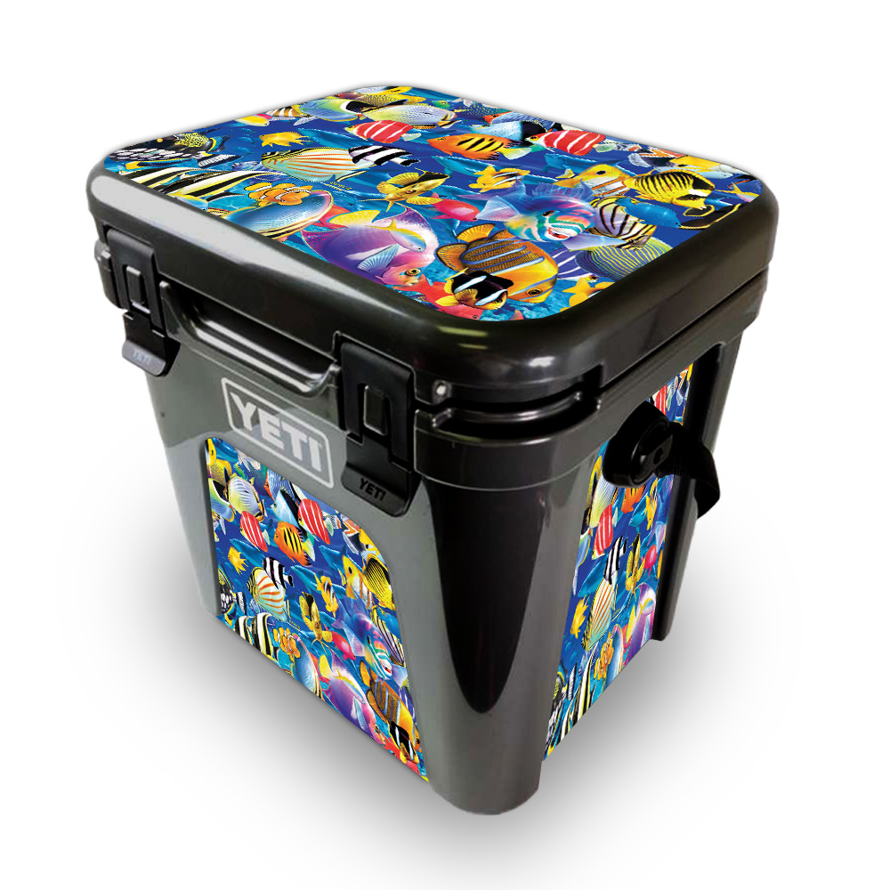 Picture of MightySkins YEROAD24-Tropical Fish Skin for Yeti Roadie 24 Hard Cooler - Tropical Fish