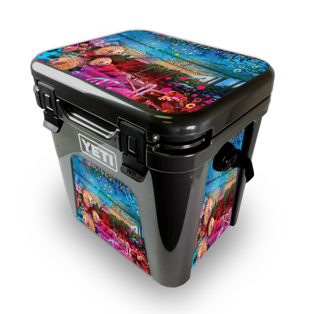Picture of MightySkins YEROAD24-Tropical Resort Skin for Yeti Roadie 24 Hard Cooler - Tropical Resort