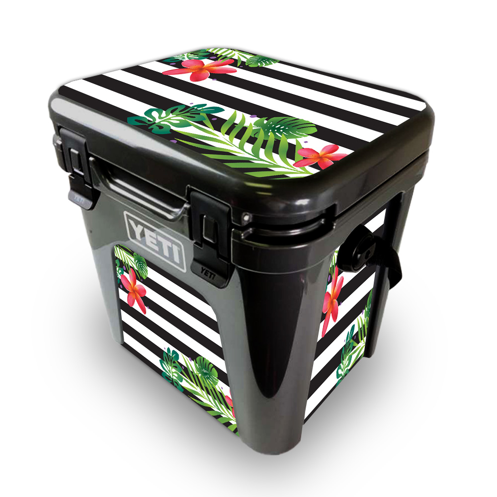 Picture of MightySkins YEROAD24-Tropical Stripes Skin for Yeti Roadie 24 Hard Cooler - Tropical Stripes