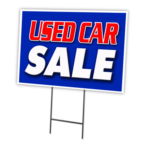 SignMission C-1216-DS-Used Car Sale