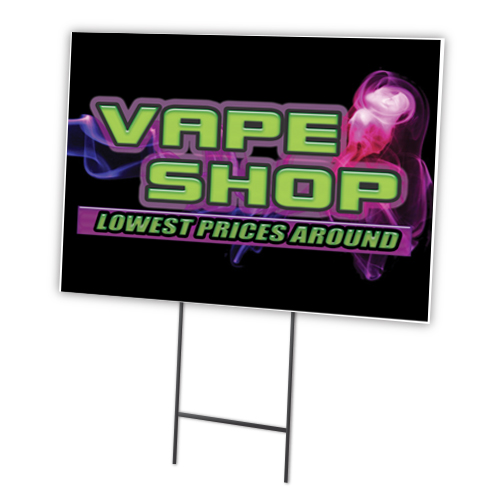 SignMission C-1216-DS-Vape Shop Lowest Prices