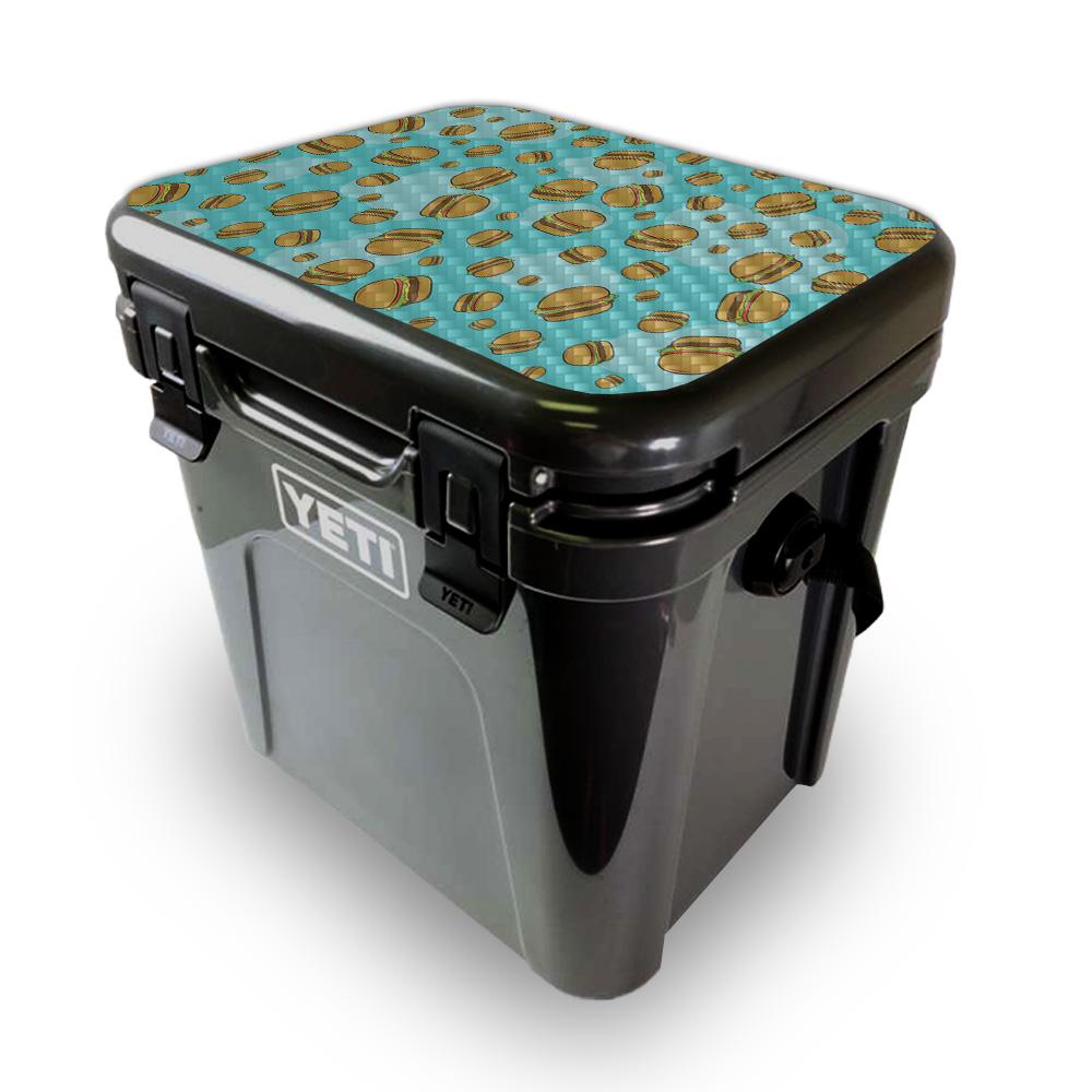 Picture of MightySkins YEROA24LID-Burger Heaven Skin for Yeti Roadie 24 Hard Cooler Lid - Burger Heaven