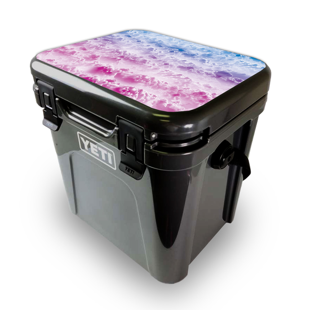 Picture of MightySkins YEROA24LID-Candy Clouds Skin for Yeti Roadie 24 Hard Cooler Lid - Candy Clouds