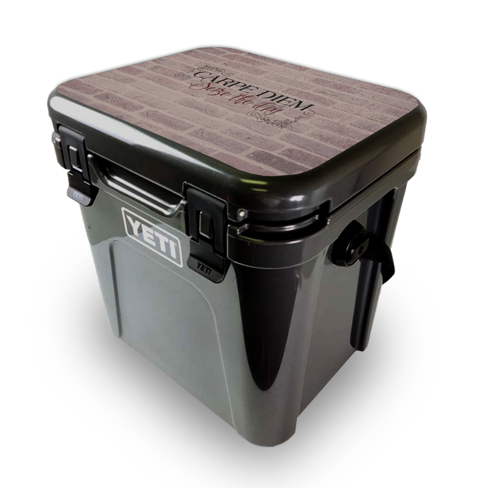 Picture of MightySkins YEROA24LID-Carpe Diem Skin for Yeti Roadie 24 Hard Cooler Lid - Carpe Diem