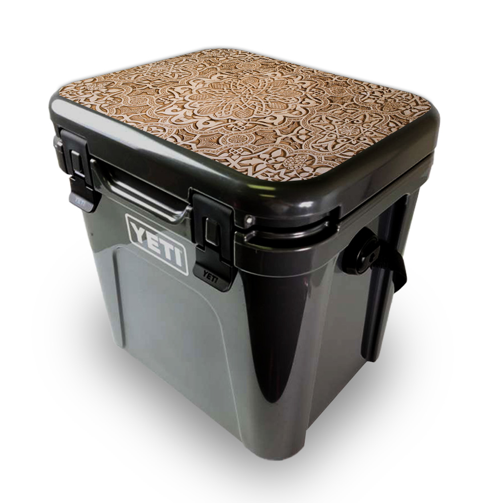 Picture of MightySkins YEROA24LID-Carved Skin for Yeti Roadie 24 Hard Cooler Lid - Carved