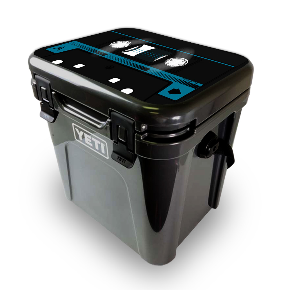 Picture of MightySkins YEROA24LID-Cassette Tape Skin for Yeti Roadie 24 Hard Cooler Lid - Cassette Tape