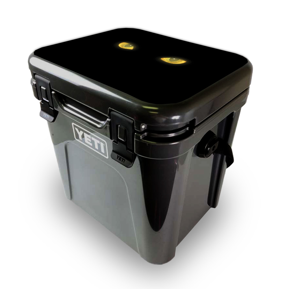 Picture of MightySkins YEROA24LID-Cat Eyes Skin for Yeti Roadie 24 Hard Cooler Lid - Cat Eyes