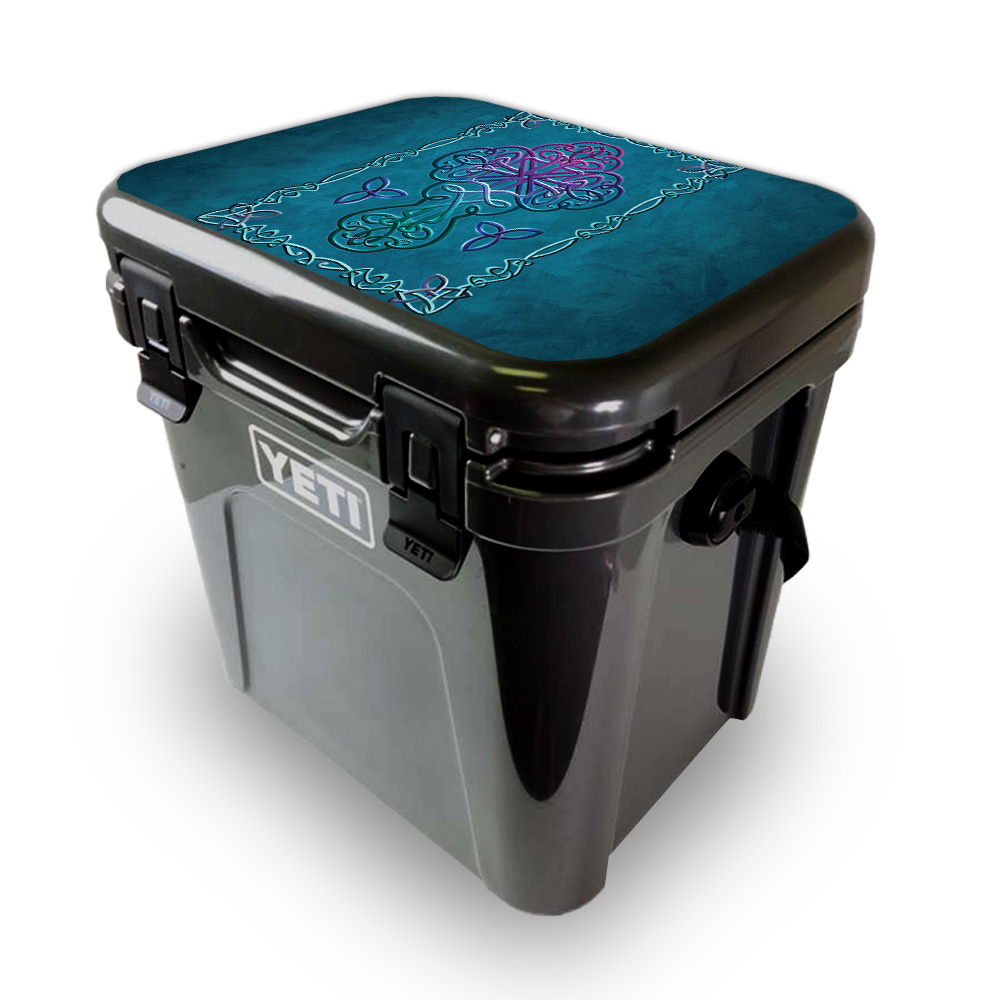 Picture of MightySkins YEROA24LID-Celtic Cross Skin for Yeti Roadie 24 Hard Cooler Lid - Celtic Cross