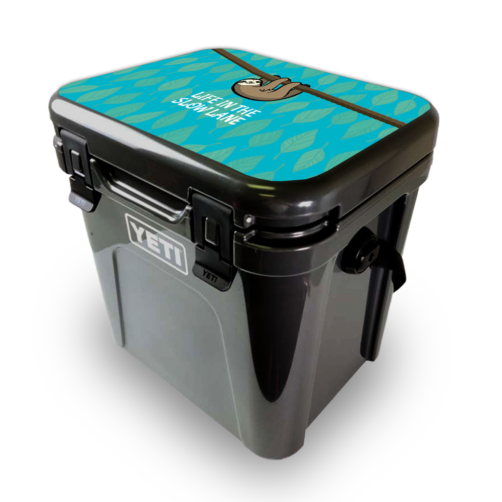 Picture of MightySkins YEROA24LID-Slow Sloth Skin for Yeti Roadie 24 Hard Cooler Lid - Slow Sloth