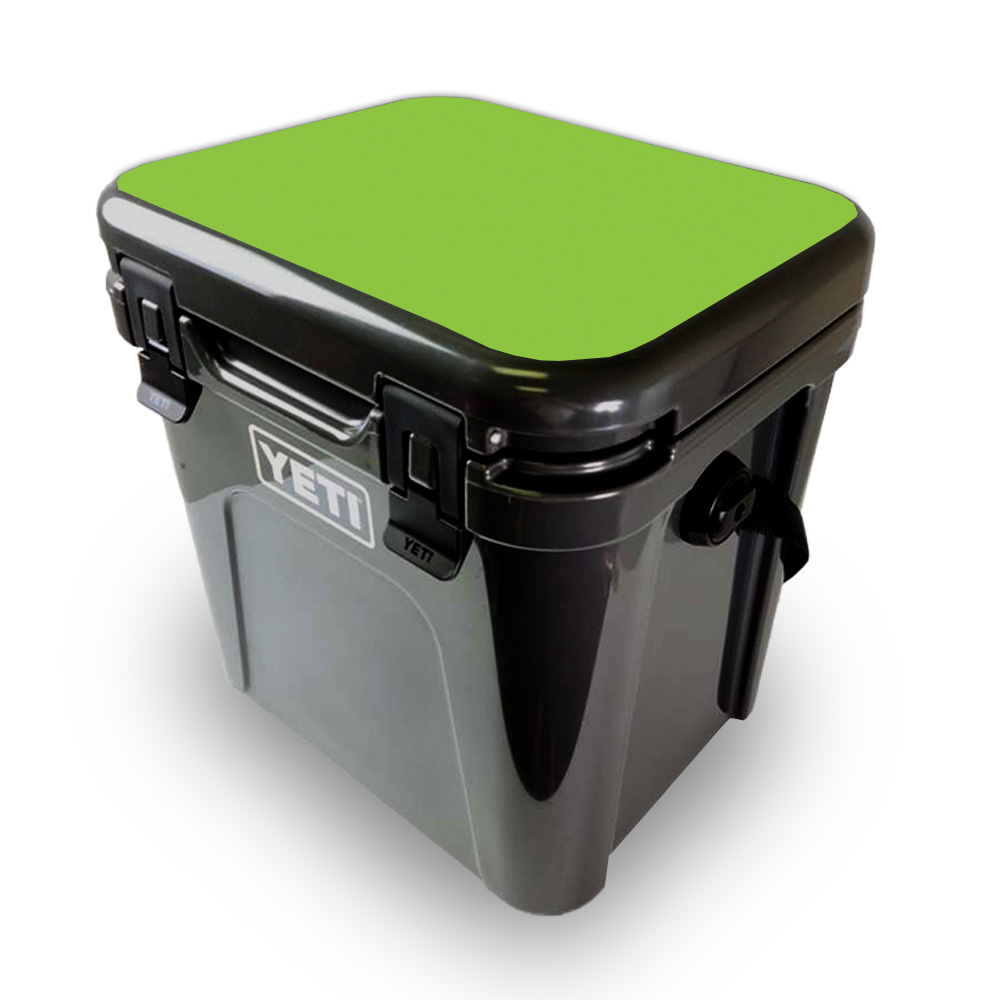 Picture of MightySkins YEROA24LID-Solid Lime Green Skin for Yeti Roadie 24 Hard Cooler Lid - Solid Lime Green