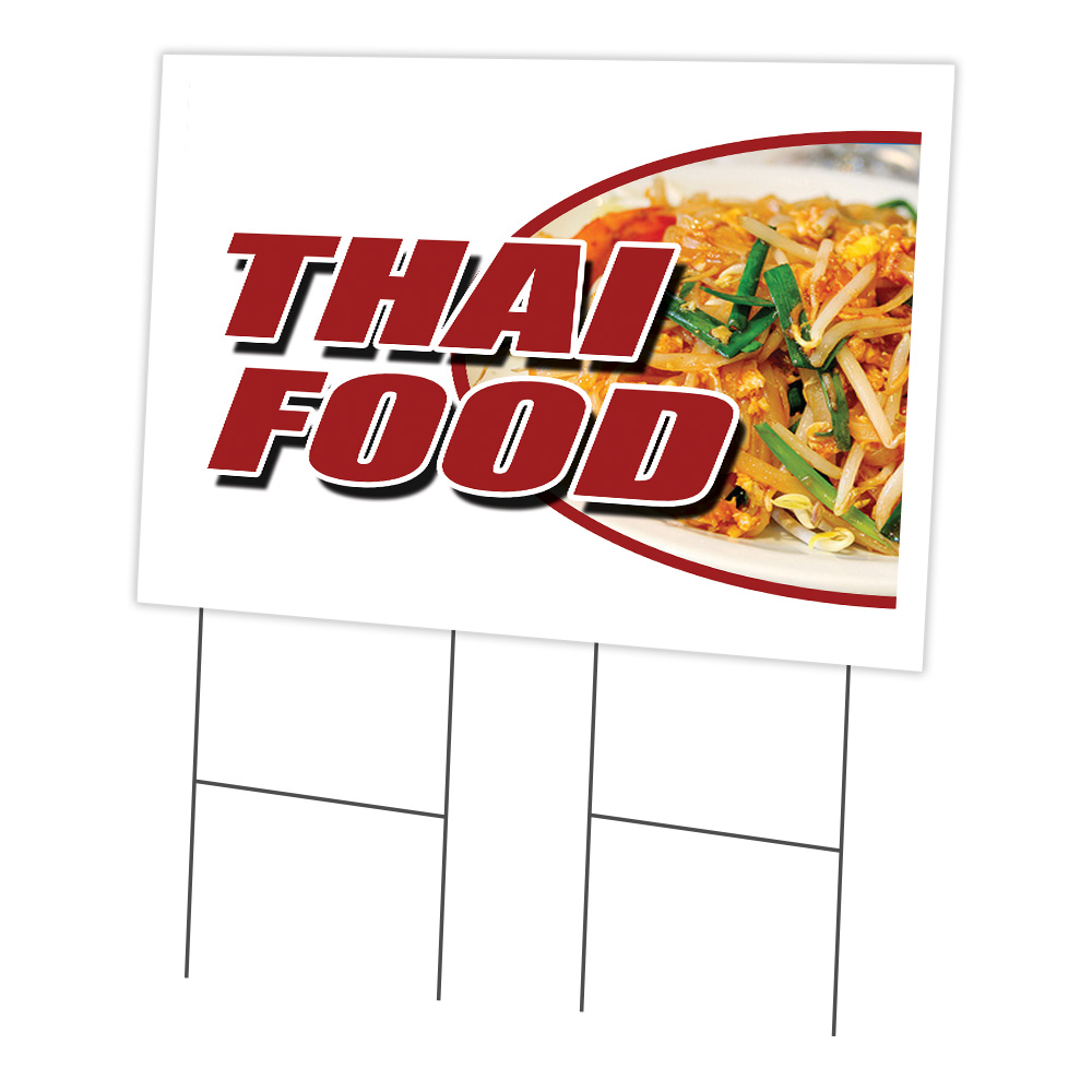 SignMission C-2436-DS-Thai Food